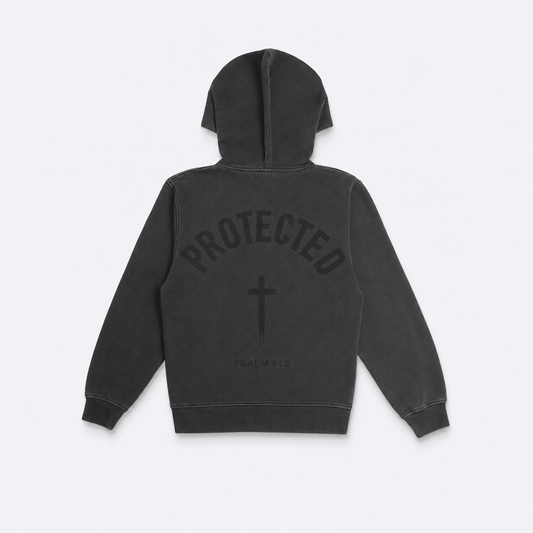 ADYKT Protected Hoodie- Grey Wash