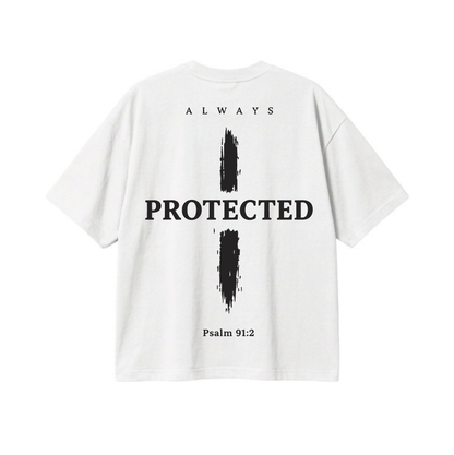 ADYKT Always Protected Tee - White
