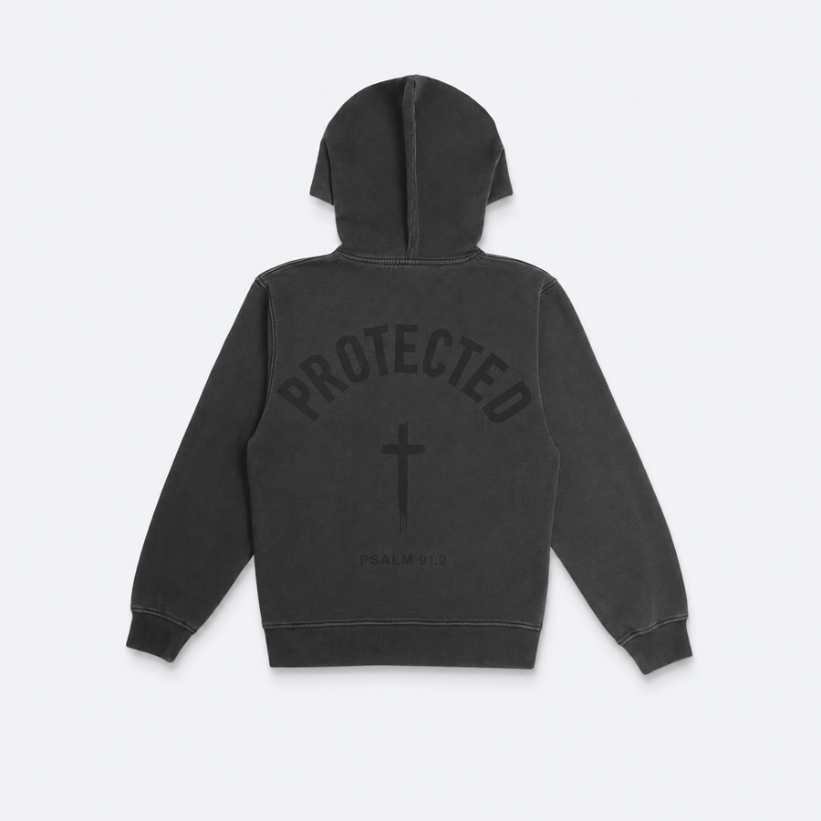 ADYKT Protected Hoodie- Grey Wash