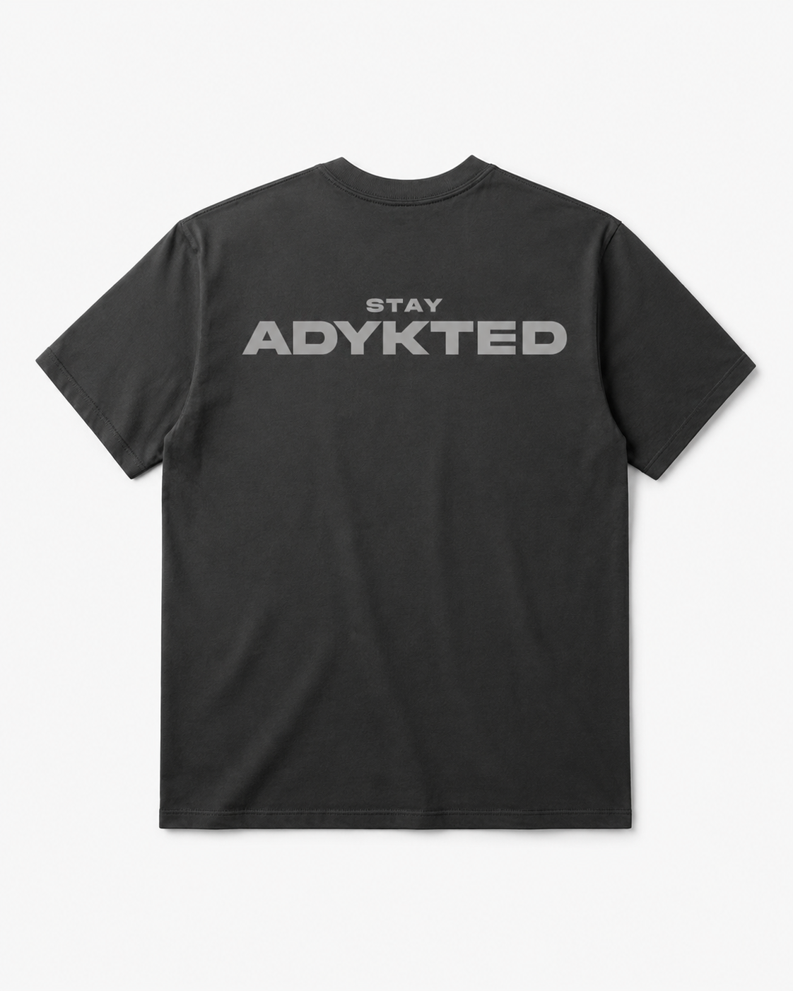 Stay ADYKTED Oversized Tee - Black