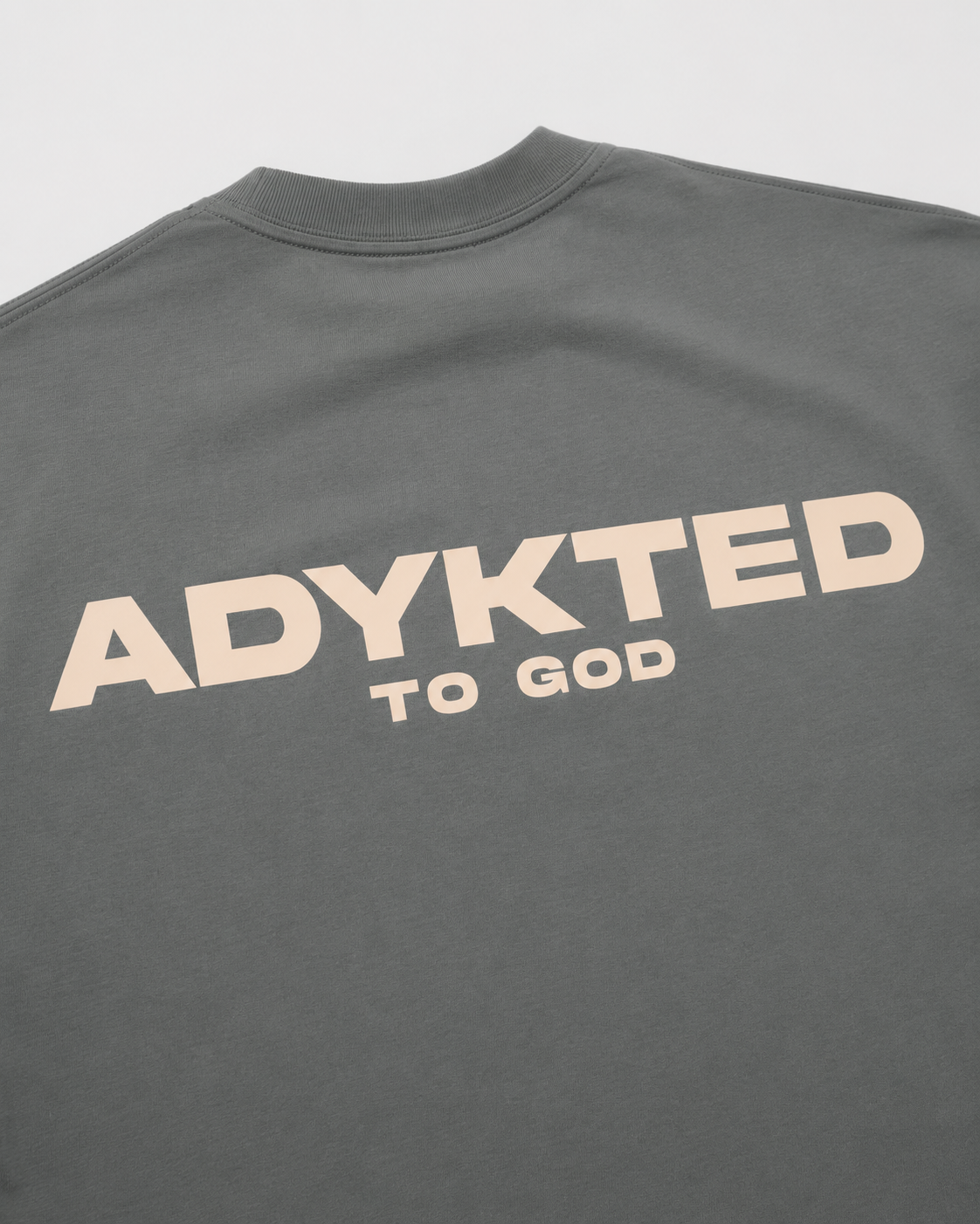 ADYKT To God Oversized Tee - Sage