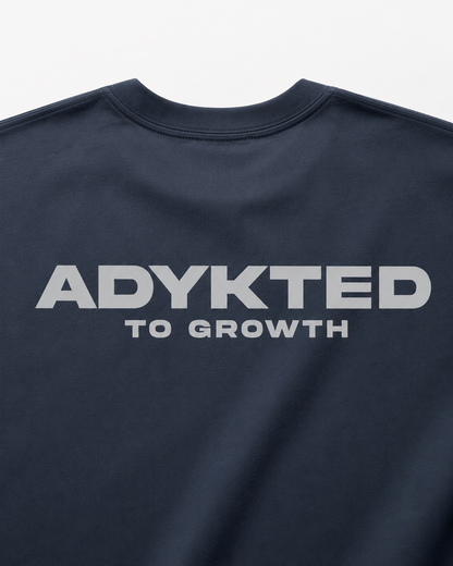 ADYKT To Growth Oversized Tee - Navy