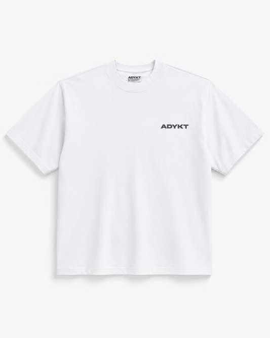 ADYKT To Faith Oversized Tee - White