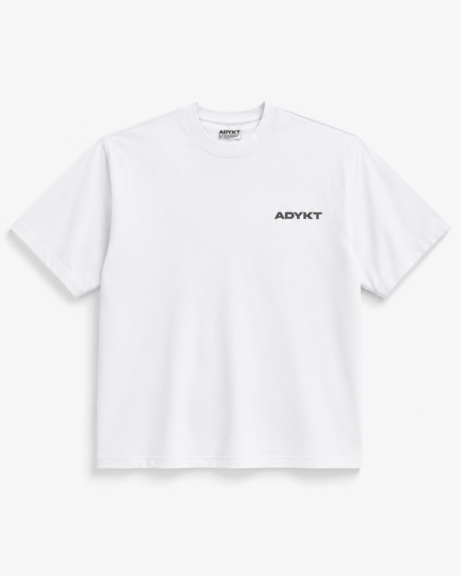 ADYKT To Faith Oversized Tee - White