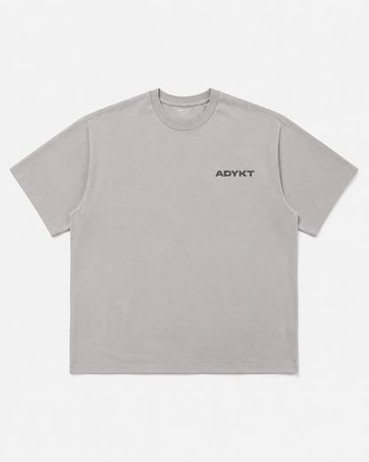 Stay ADYKTED Oversized Tee - Light Grey