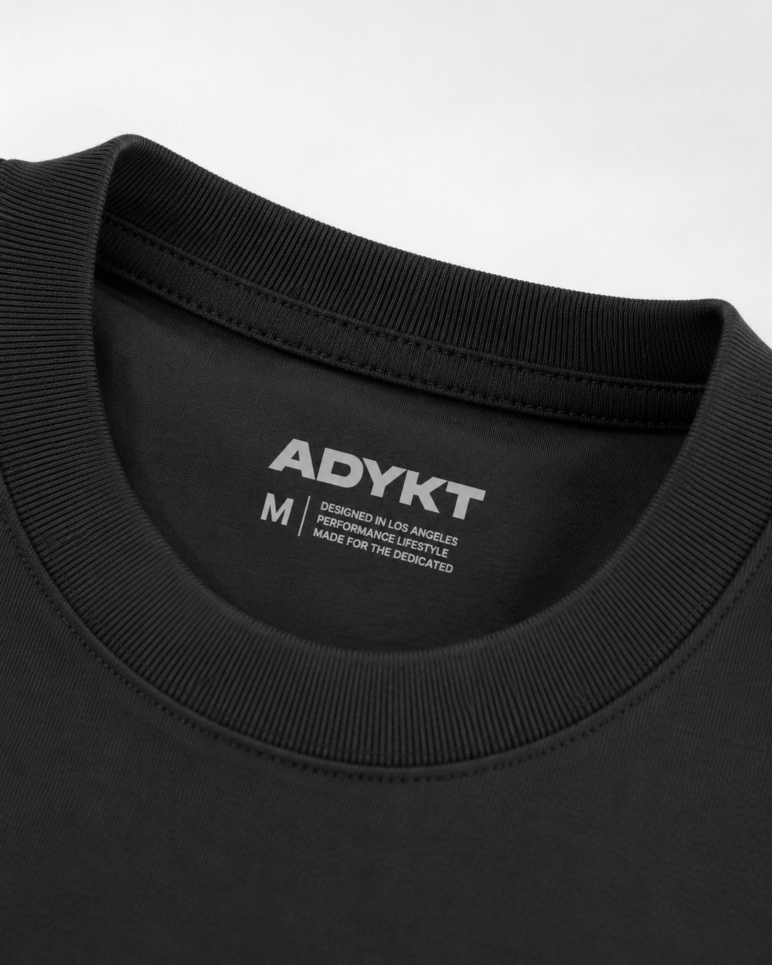 Stay ADYKTED Oversized Tee - Black
