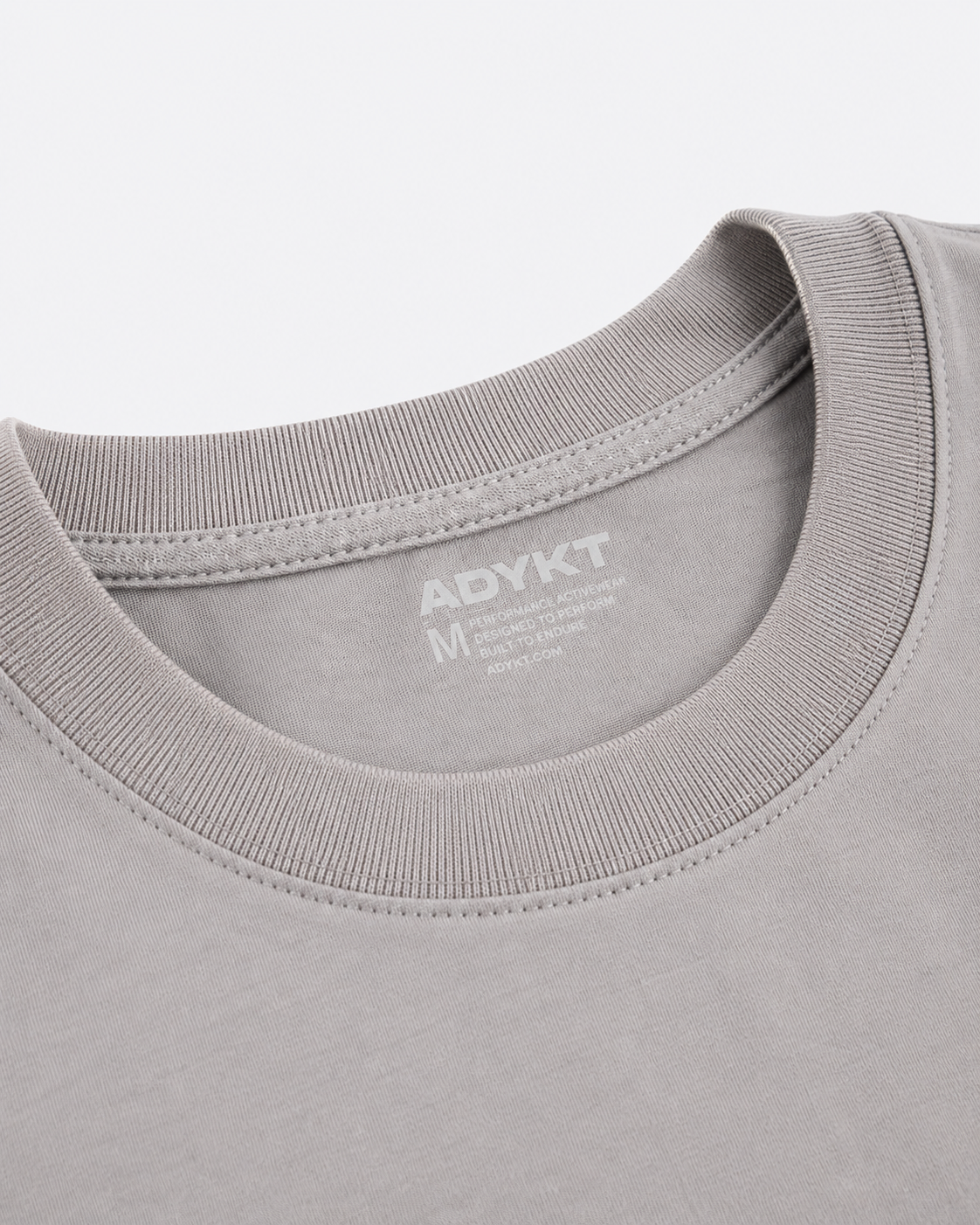 Stay ADYKTED Oversized Tee - Light Grey