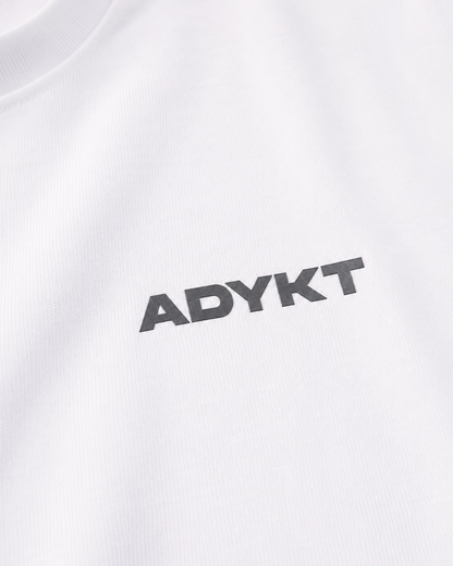 ADYKT To Faith Oversized Tee - White