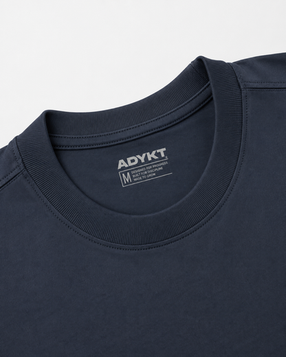 ADYKT To Growth Oversized Tee - Navy
