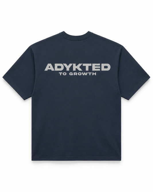 ADYKT To Growth Oversized Tee - Navy