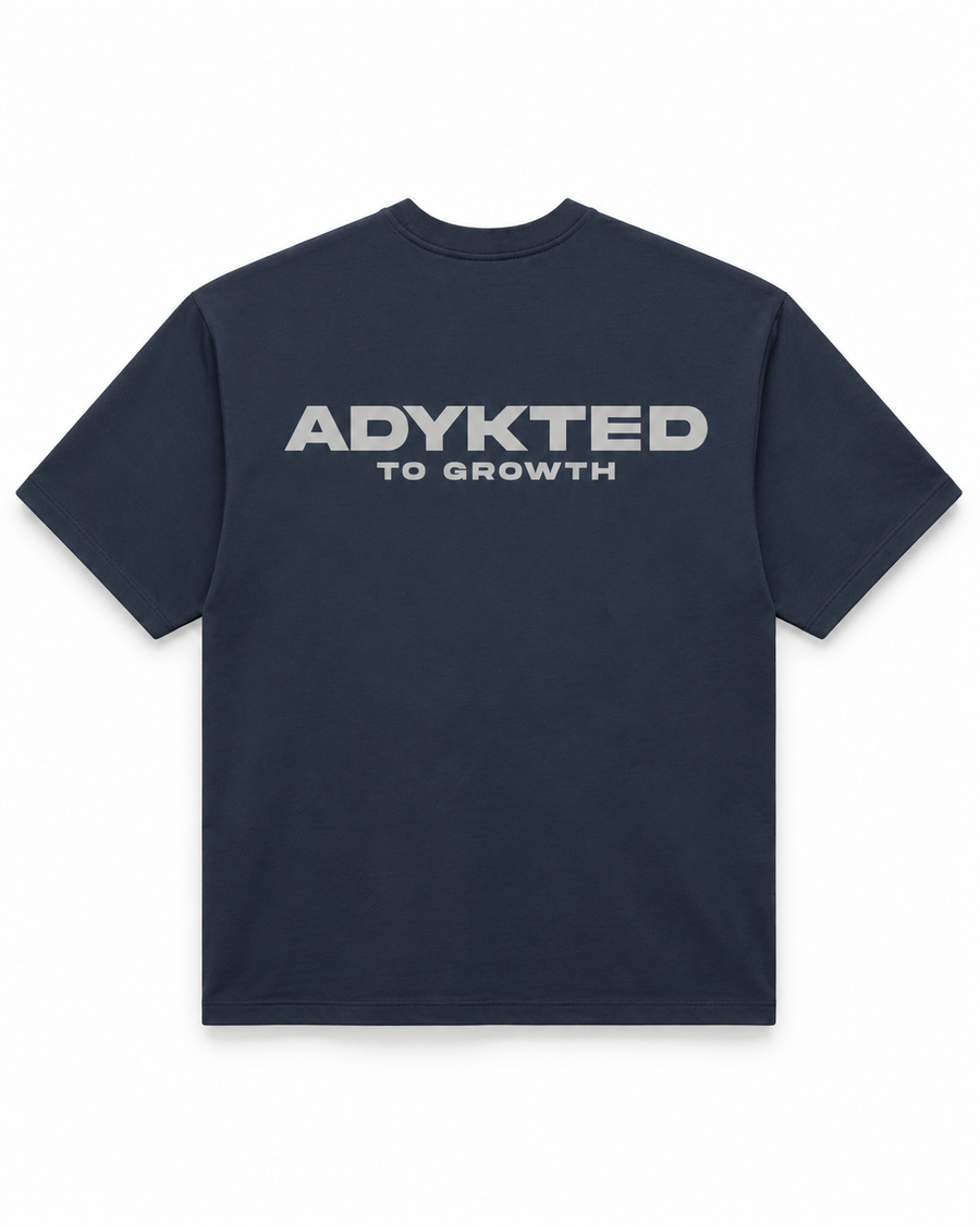 ADYKT To Growth Oversized Tee - Navy